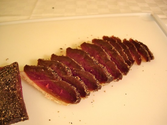 Magret de canard séché au sel